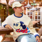 Disney Store-Disney Holiday merchandise 2025-winter scenic collection-Mickey Mouse Winter Scenic Pullover Sweatshirt for Adults