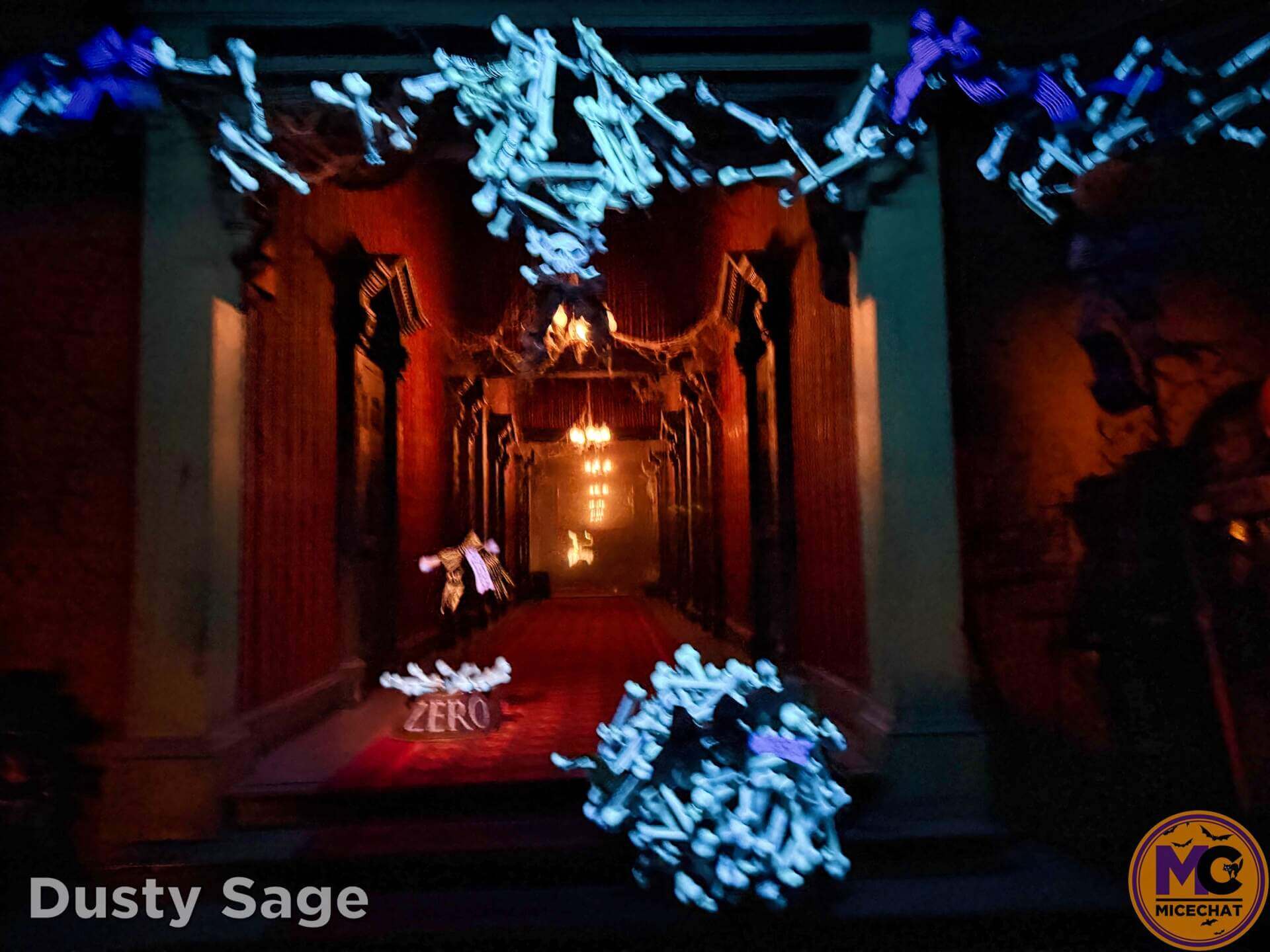 Disneyland Beauty Haunted Mansion endless hallway MiceChat - MiceChat