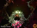 Disneyland Beauty Haunted Mansion man eating wreath 1 MiceChat