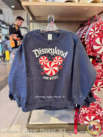Disneyland-Disney holiday merchandise 2025-Mickey Mouse Icon Peppermint Swirl holiday pullover sweatshirt