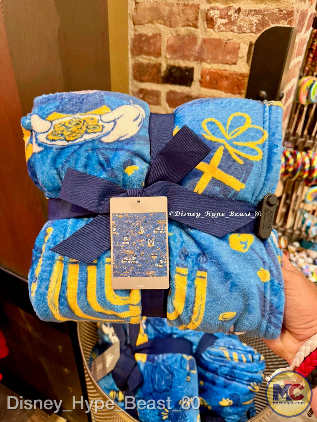 Disneyland-Disney holiday merchandise 2025-hanukkah blanket - MiceChat