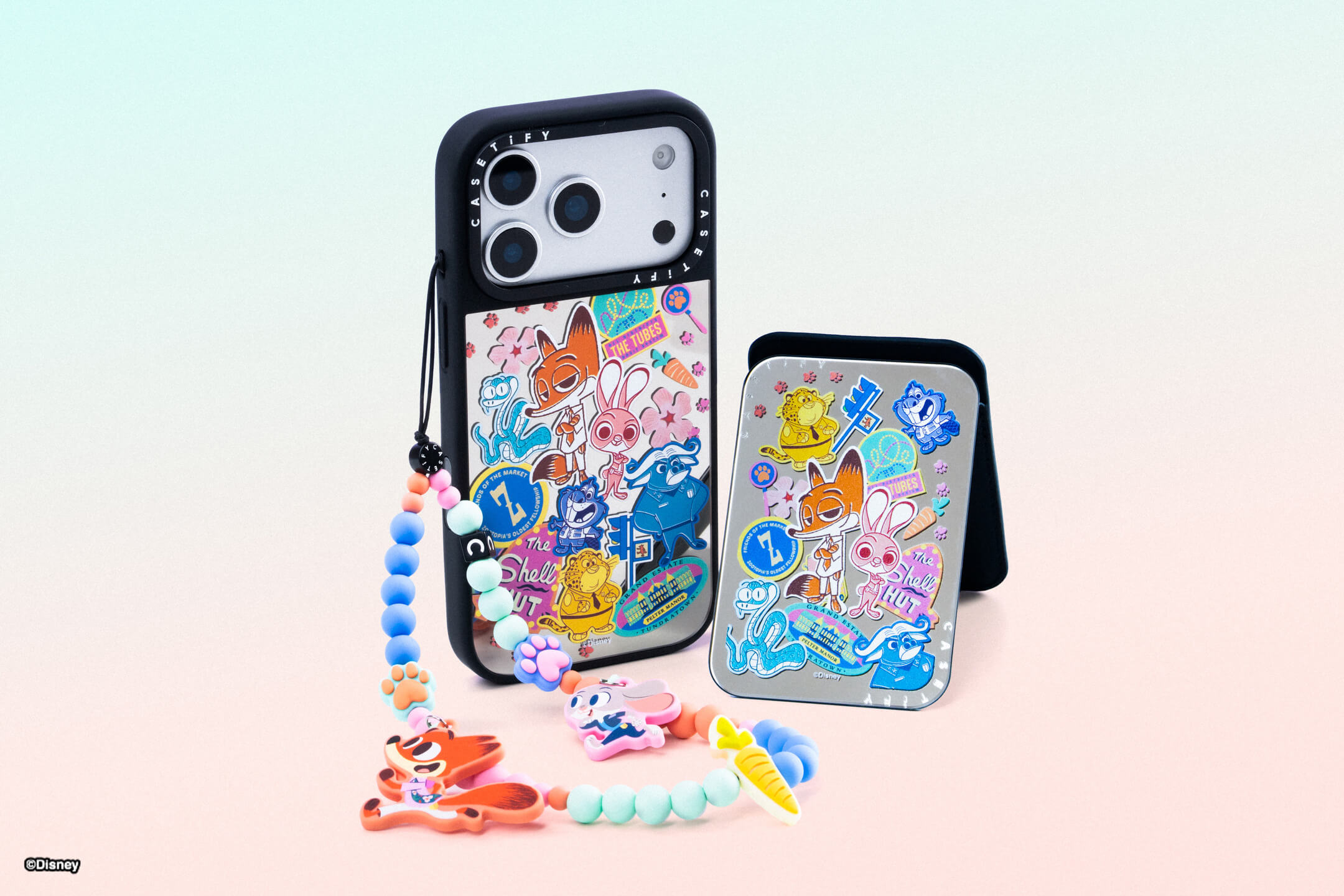 CASSETiFY Zootopia ストラップ Zootopia 2 merchandise-CASETiFY Zootopia 2 phone case phone charm