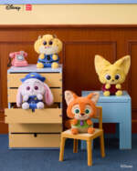 Zootopia 2 merchandise-miniso zootopia collection nick judy clawhauser and finnick sitting plushes