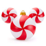 disney store-Disney Holiday Merchandise 2025-Mickey Mouse Icon Peppermint Swirl Light-Up Ornament large-1