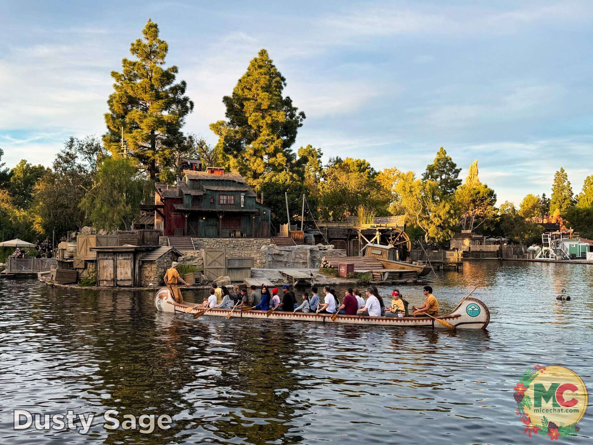 Canoe at Pirate's Lair on Tom Sawyer Island