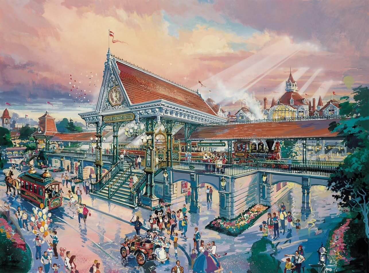 Main Street U.S.A. at Disneyland Paris