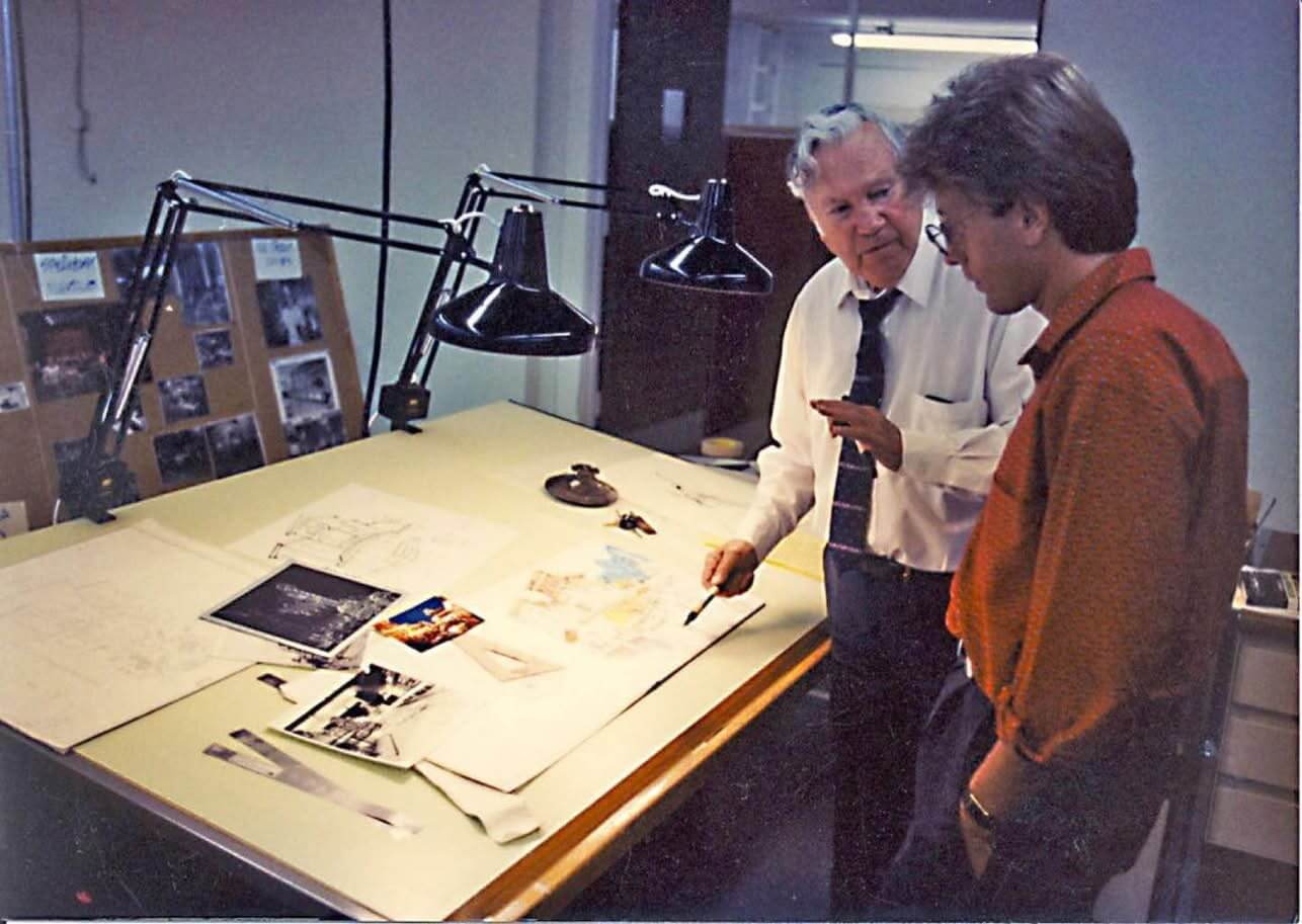 Herb Ryman and Eddie Sotto