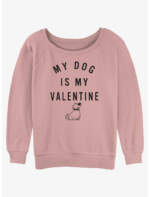 BoxLunch-Disney Valentine’s Day 2026 merchandise-Disney Pixar Up Valentine Dug Womens Slouchy Sweatshirt