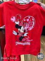 Disneyland valentines merch red minnie shirt MiceChat