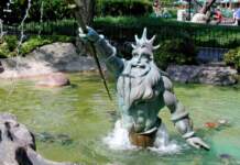 Yesterland: Triton’s Garden at the Disneyland Hub, Home of Ariel’s Grotto Yesterland: Triton’s Garden at the Disneyland Hub, Home of Ariel’s Grotto