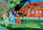Disneyland bluey band dancing