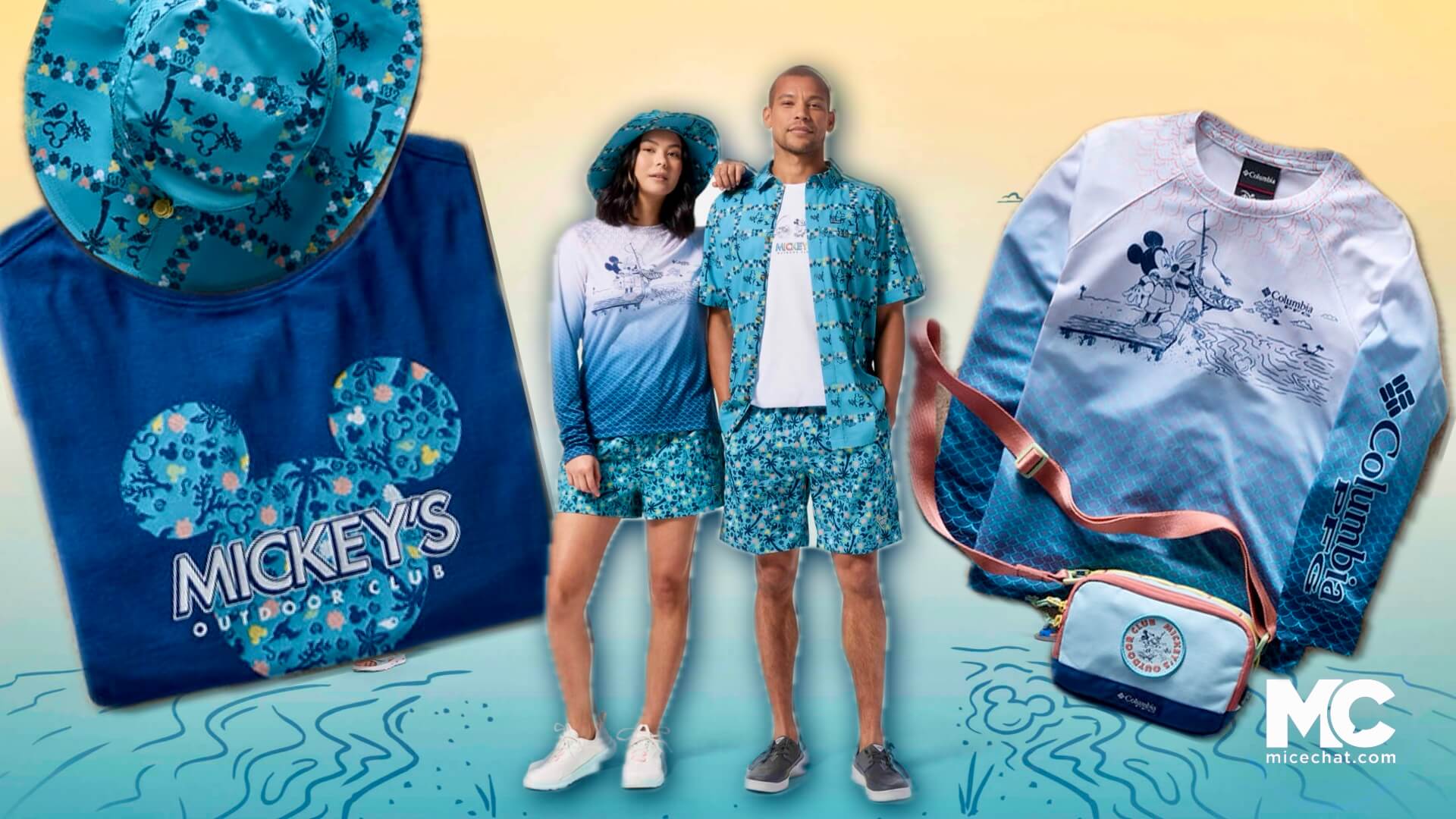Disney x Columbia Launch “Mickey’s Outdoor Club” Collection with SPF Gear for Summer