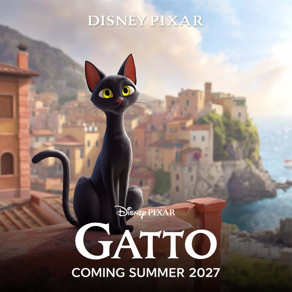 Concept art for Disney and Pixar's Gatto