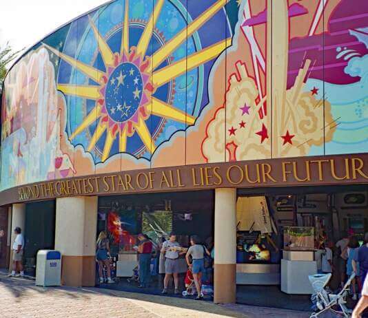 Yesterland: 1998 Tomorrowland Mural (“Beyond the Greatest Star of All Lies our Future”) Yesterland: 1998 Tomorrowland Mural (“Beyond the Greatest Star of All Lies our Future”)