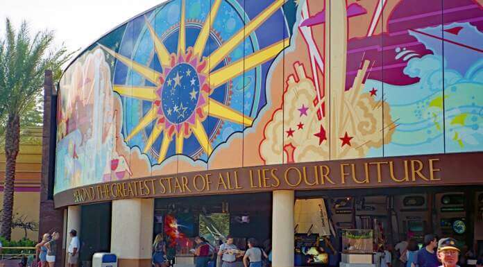 Yesterland: 1998 Tomorrowland Mural (“Beyond the Greatest Star of All Lies our Future”)