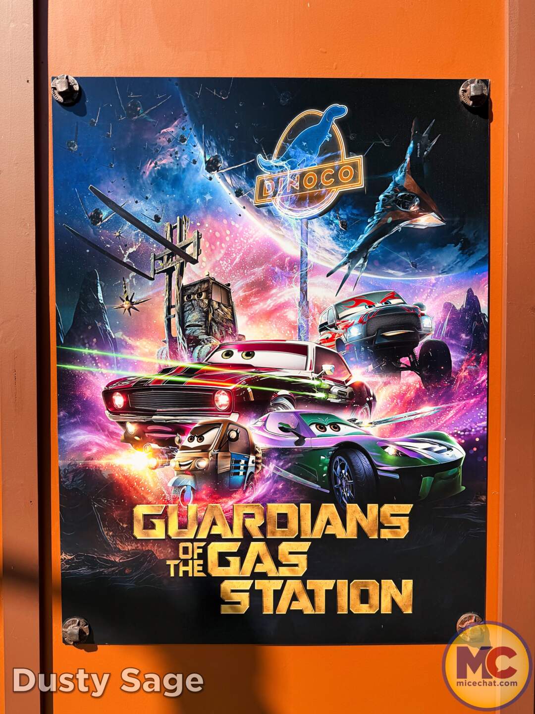 Disneyland Construction DCA Avengers Campus Cars Land Side Posters