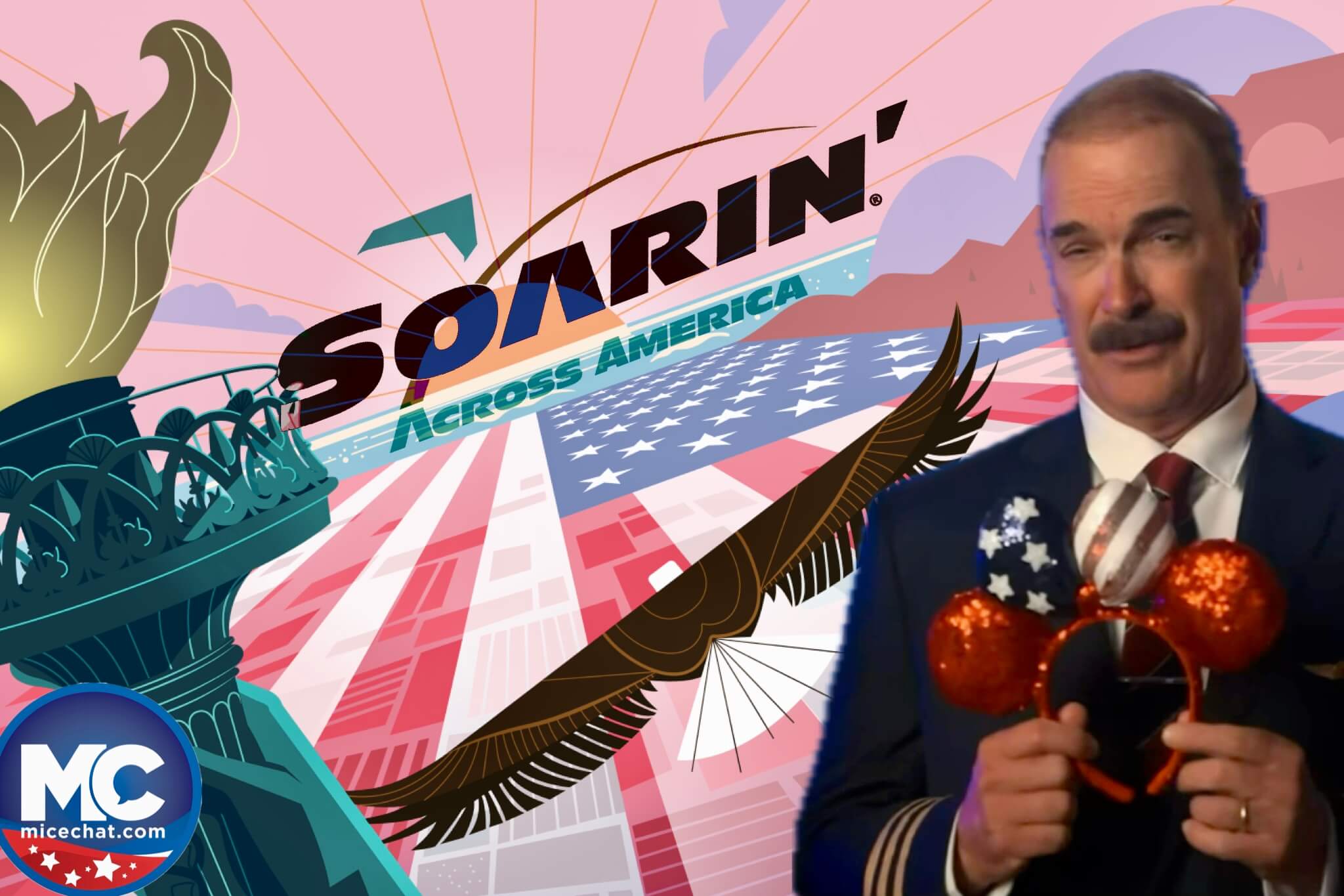 Soarin' Across America Takes Flight May 26 at EPCOT, July 2 at DCA