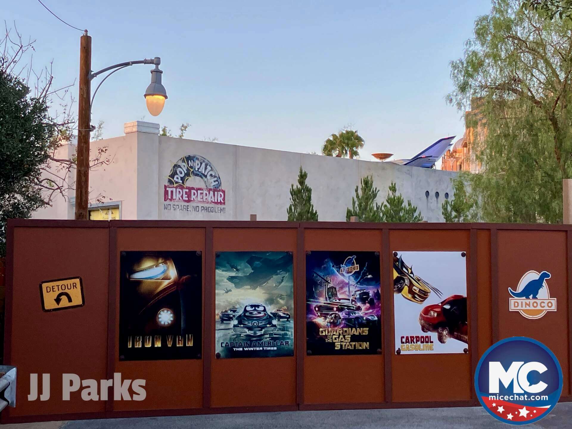 Disney California Adventure Avengers Bathroom Construction