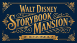 Walt Disney Storybook Mansion New Blue Logo Final