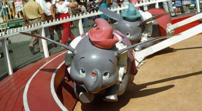 Yesterland: The Original Dumbo Flying Elephants at Disneyland