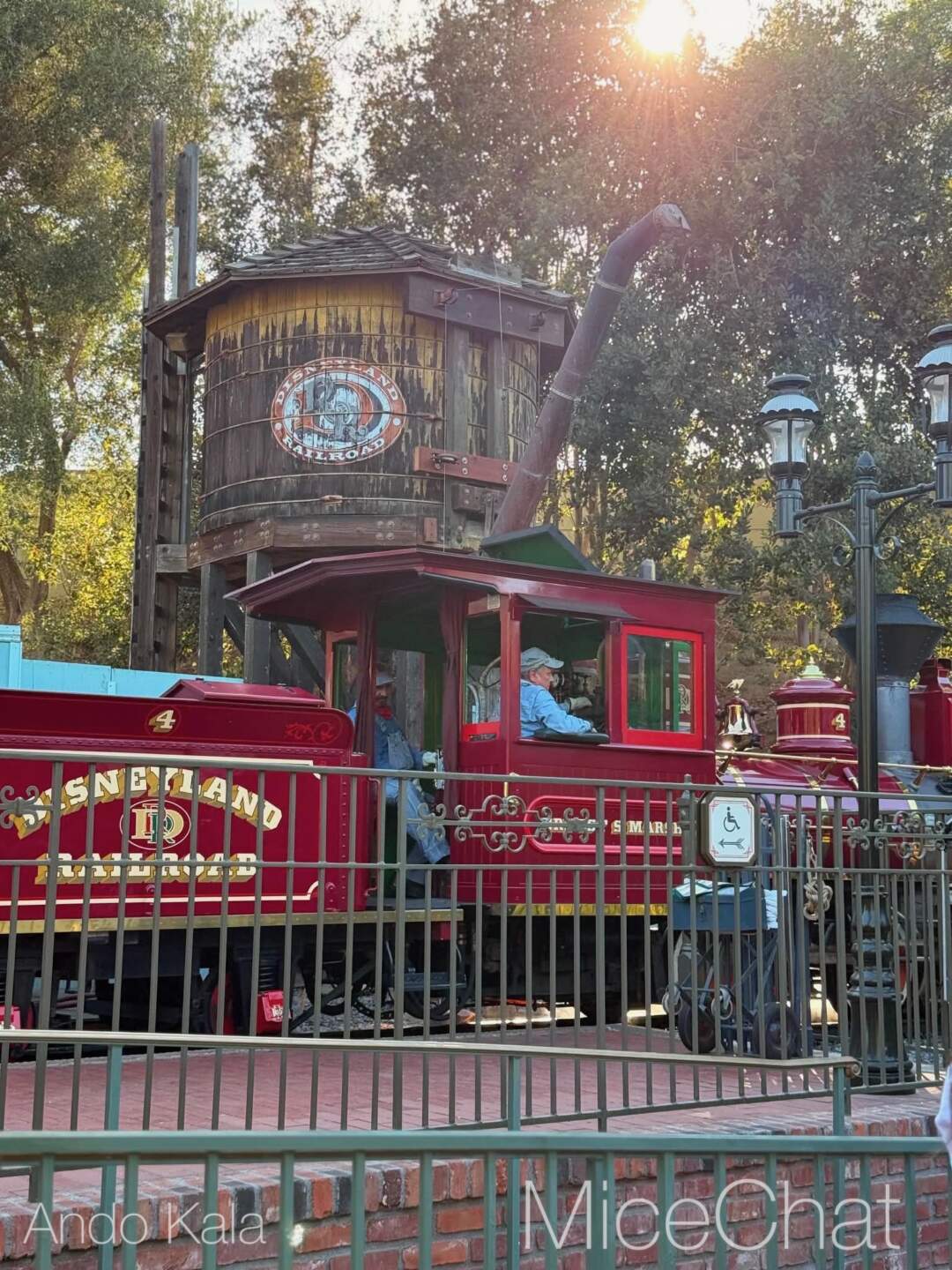 Disneyland Railroad train