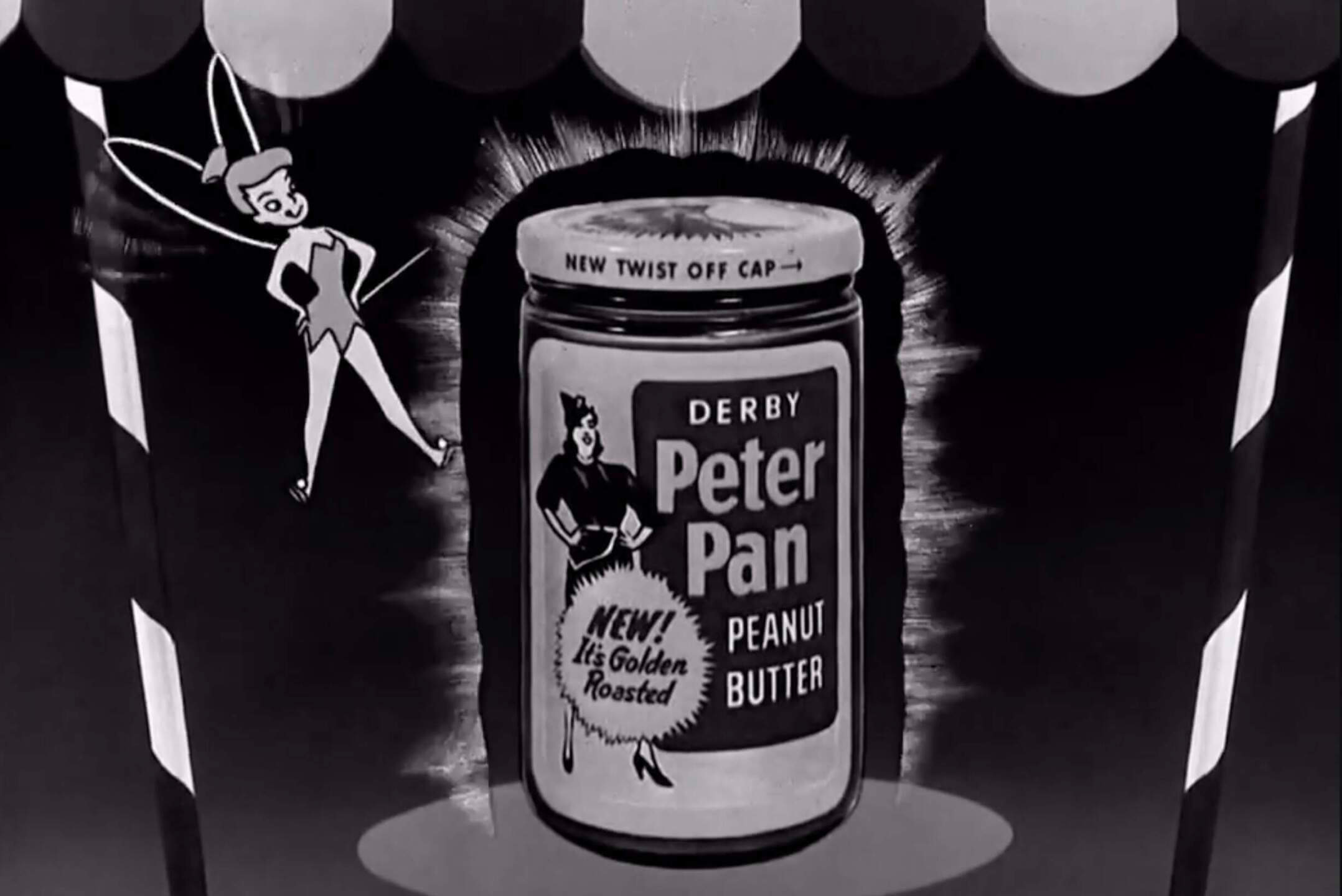 Tinker Bell peanut butter commercials, Disney Legend Uncovers Tinker Bell Art Hidden For Over 70 Years!