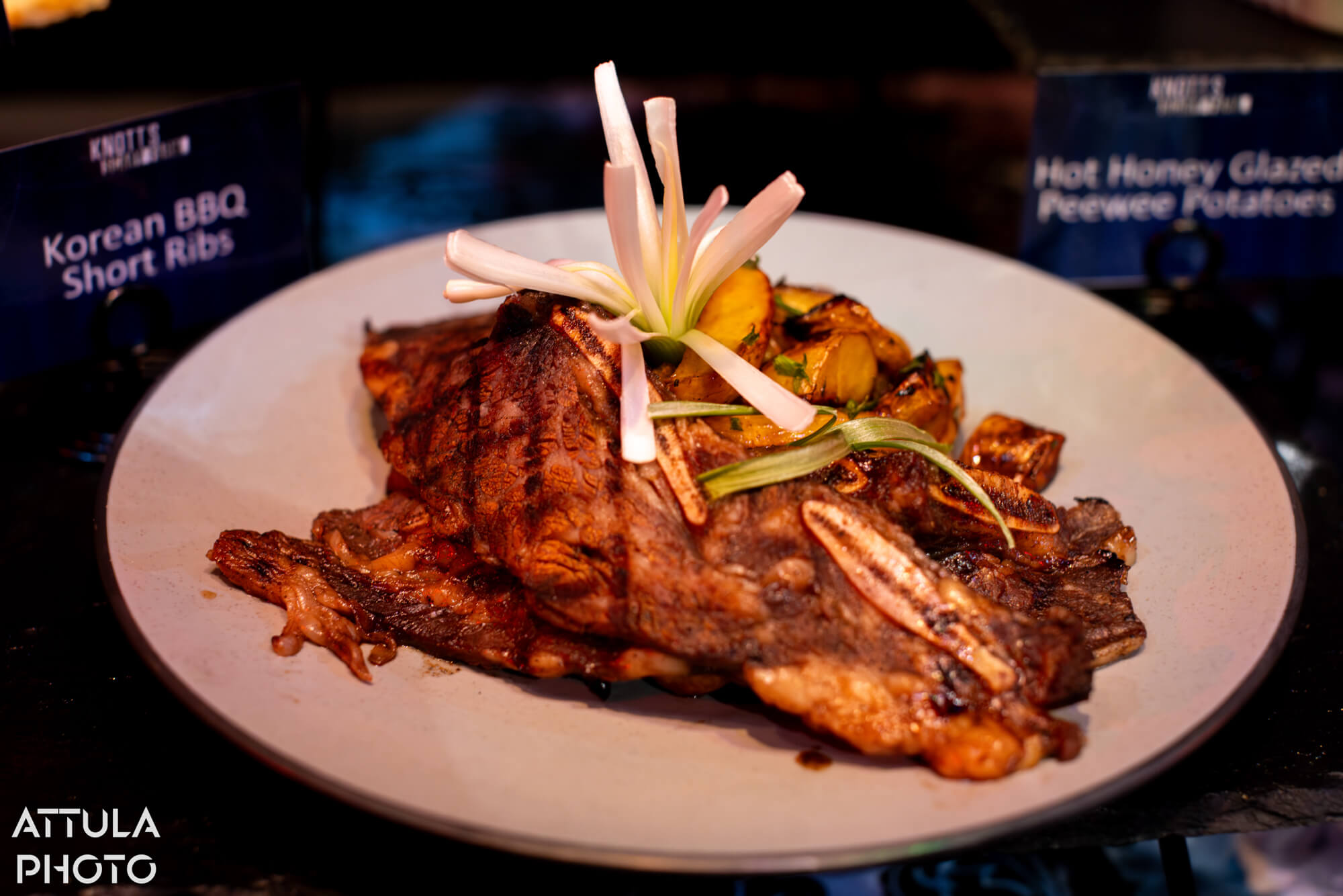 Korean BBQ short ribs at Knott's Scary Farm 2026