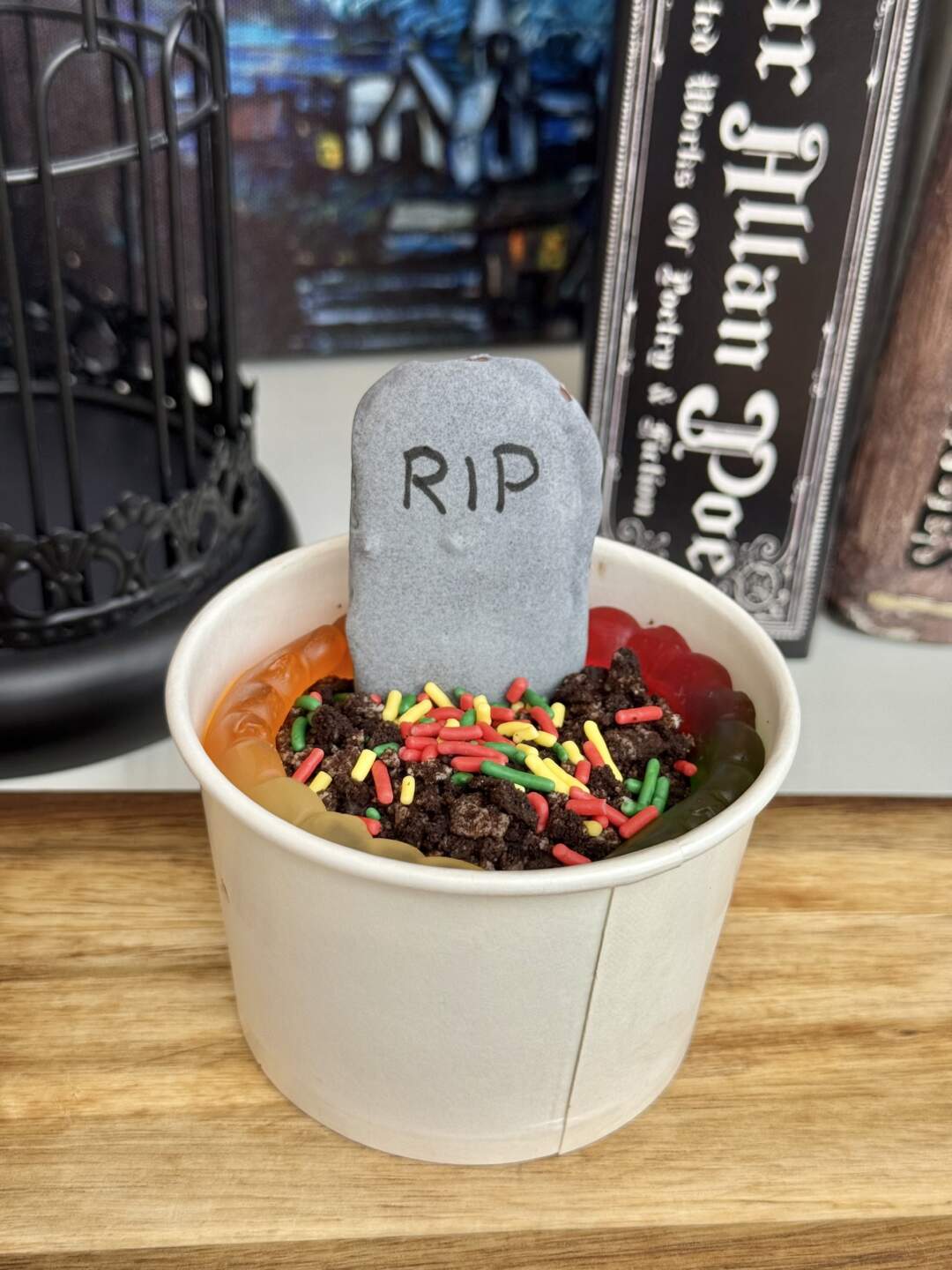 Graveyard Dirt Pudding at GG's Chicken Shop in Downtown Disney for Halloween 2026