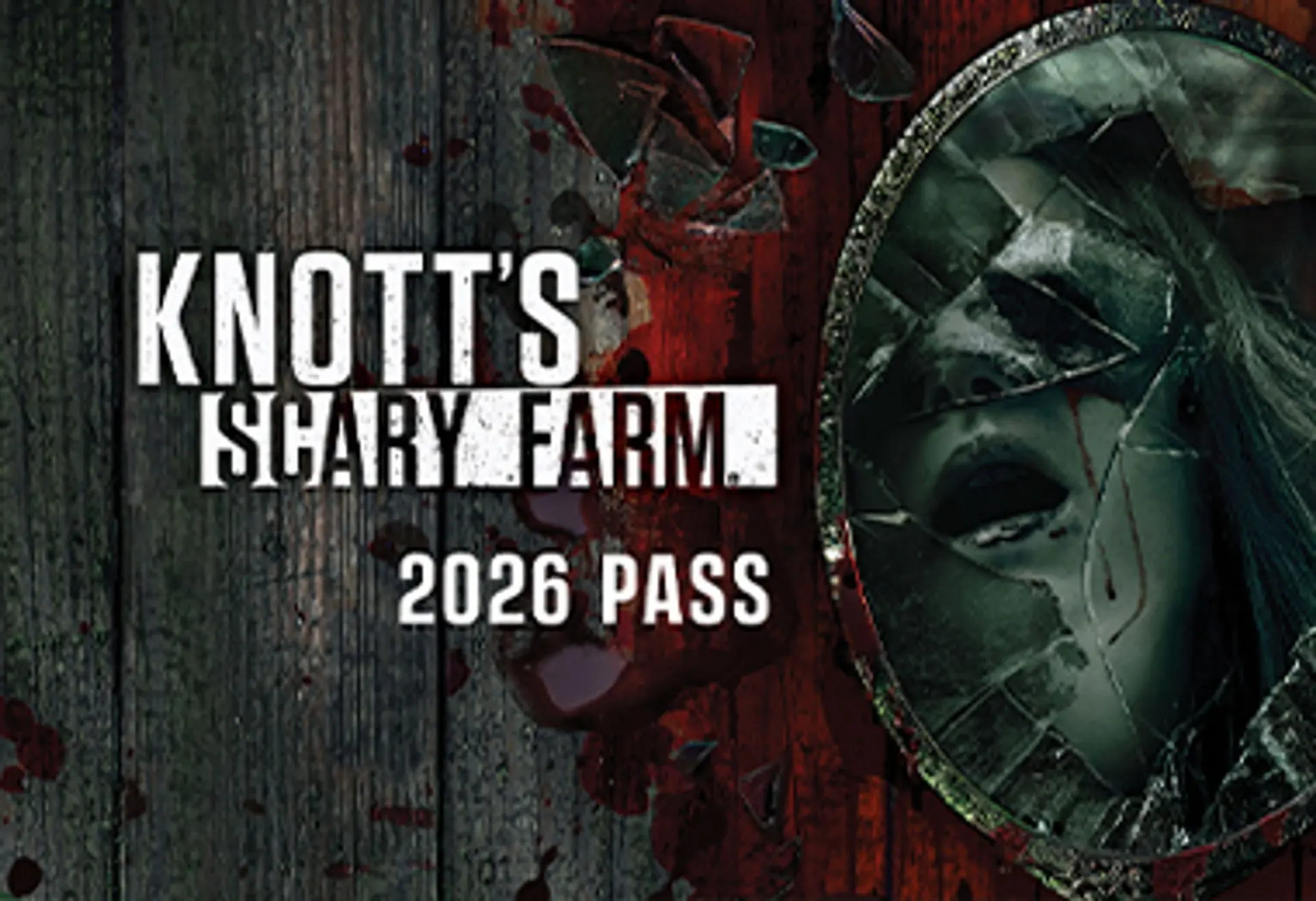 Knott's Scary Farm 2026 season pass artwork
