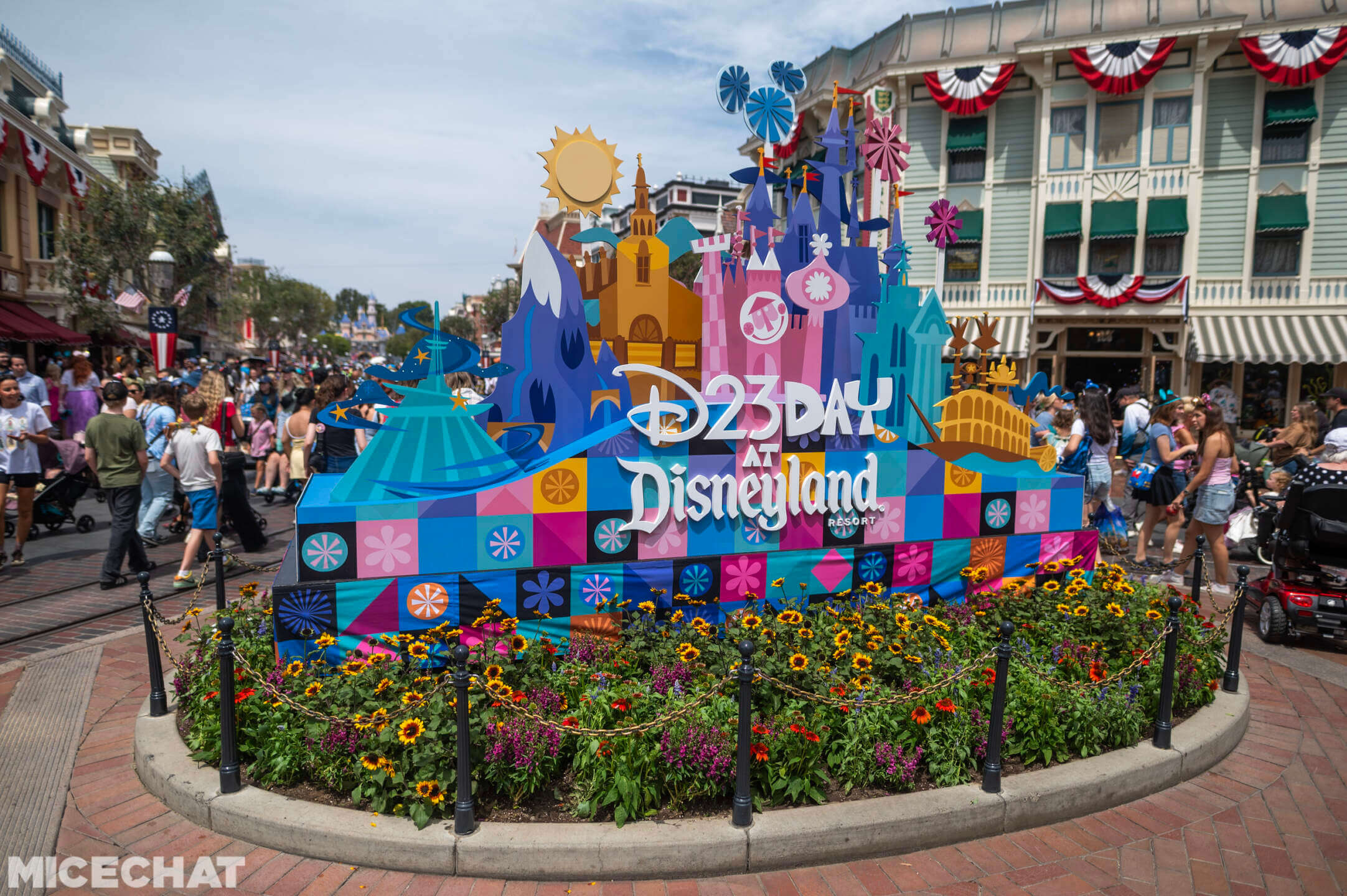 D23 Day at Disneyland 2026 welcome sign