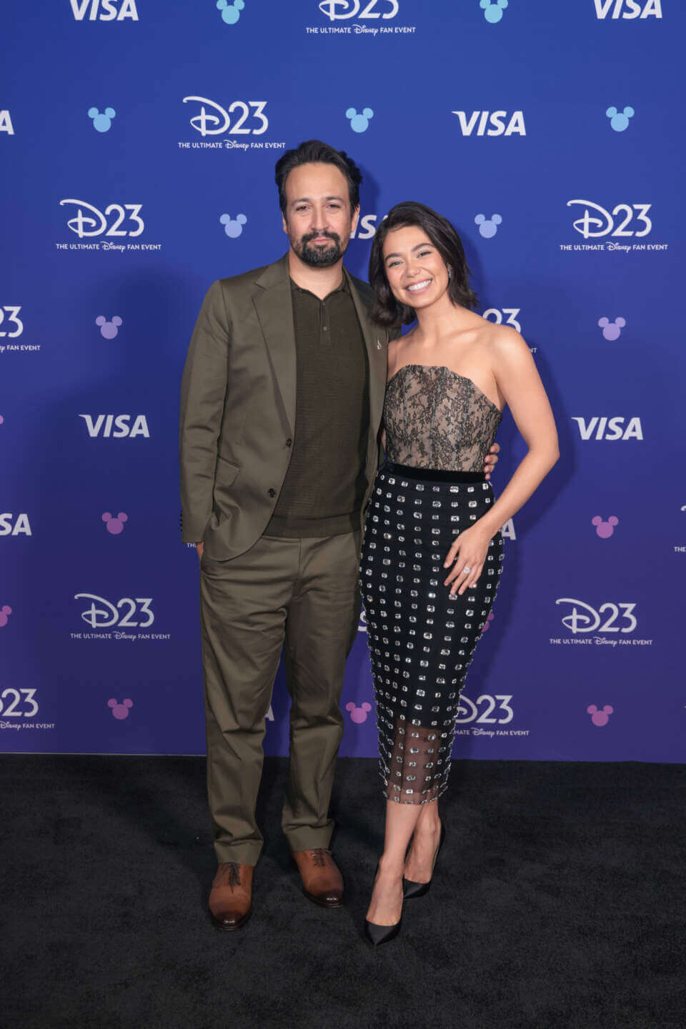 Lin-Manuel Miranda and Auli'i Cravalho at the 2026 Disney Legends Awards Ceremony