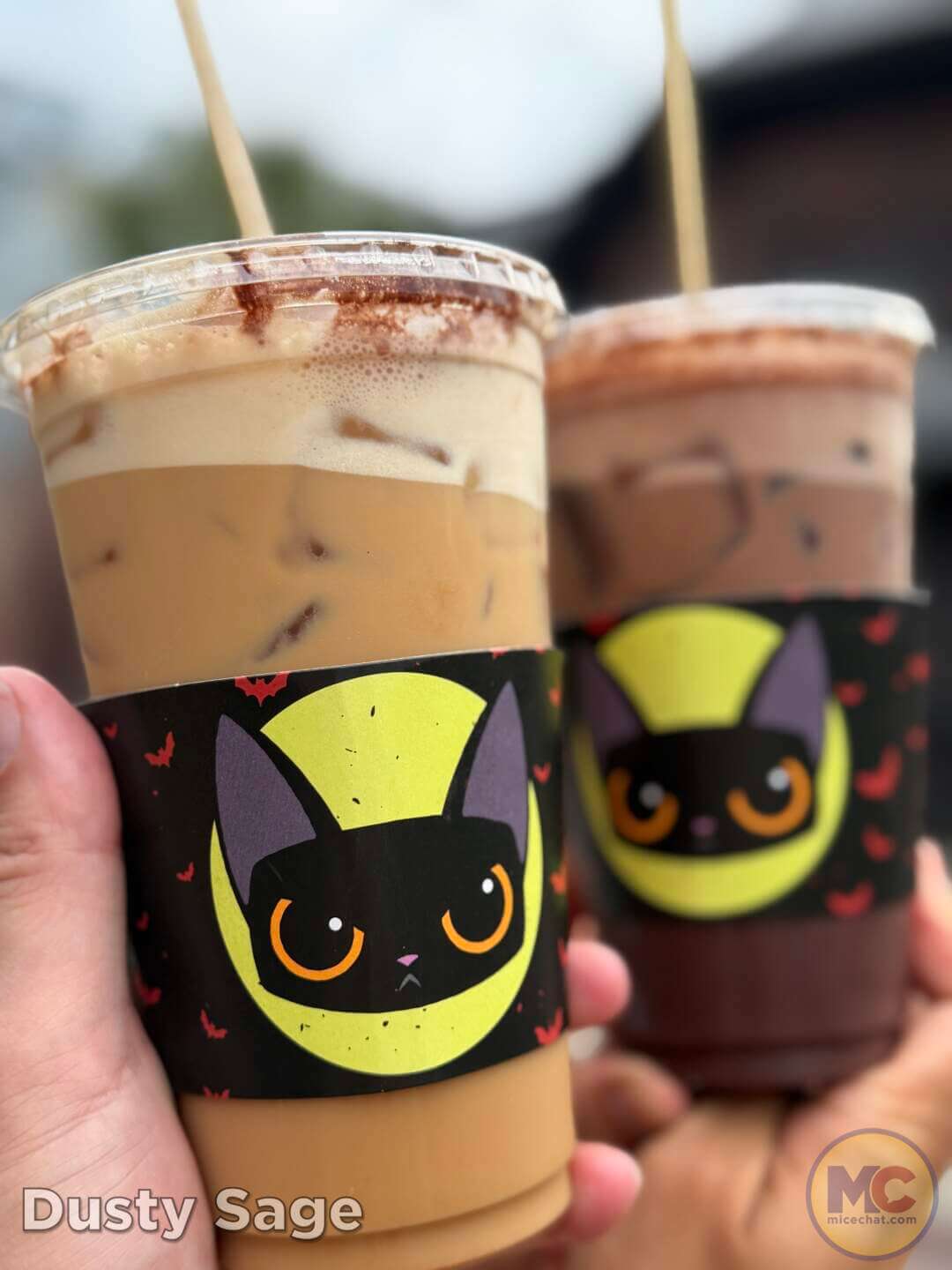 Seasonal peanut butter and chocolate cold brew at Gideon's Bakehouse in Disney Springs
