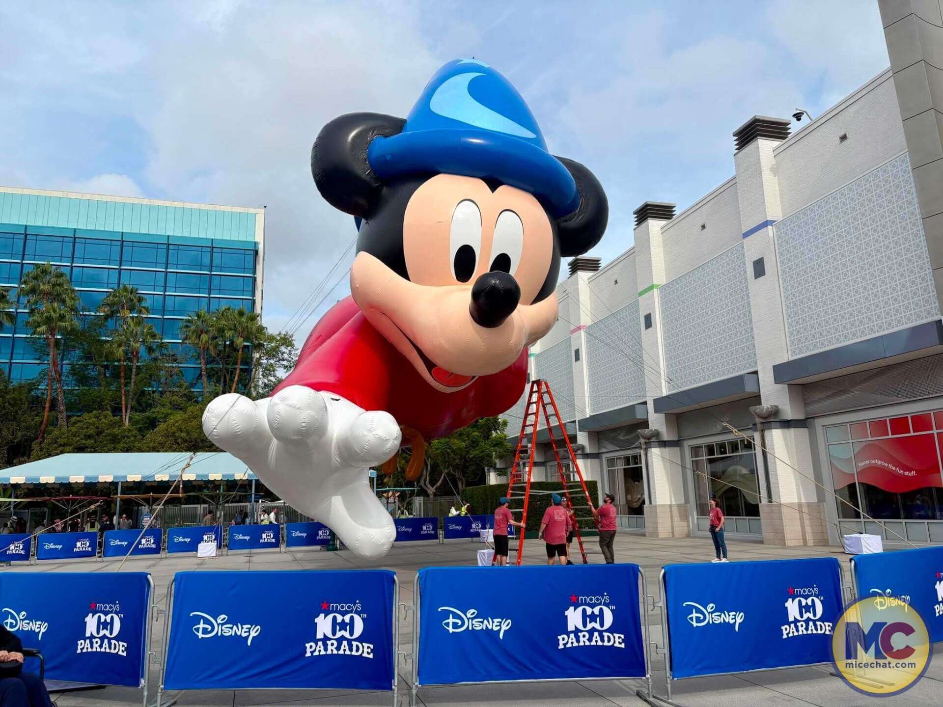 Macy's Sorcerer Mickey, Inflatable Surprise at Disneyland as New Macy’s Mickey Collection Debuts