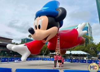Inflatable Surprise at Disneyland as New Macy’s Mickey Collection Debuts , Disney and Theme park news, tips, planning and more!!
