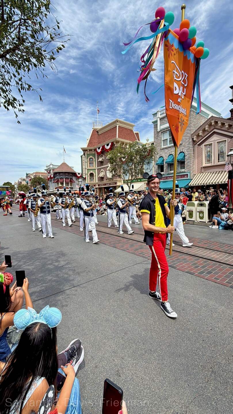Opening vehicle of the 2026 Disney Legends cavalcade at Disneyland