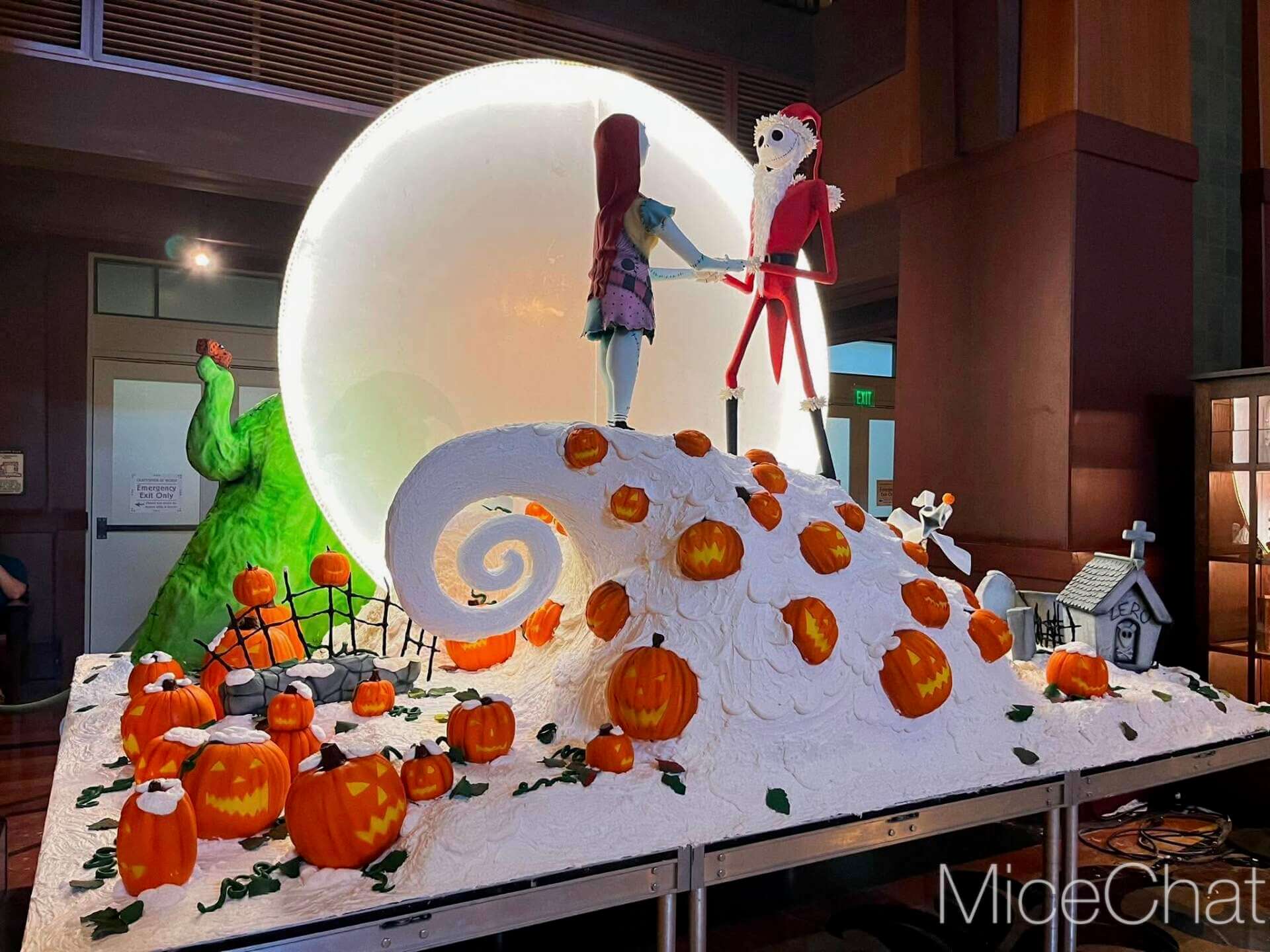 Halloween confection display at Disney's Grand Californian Hotel