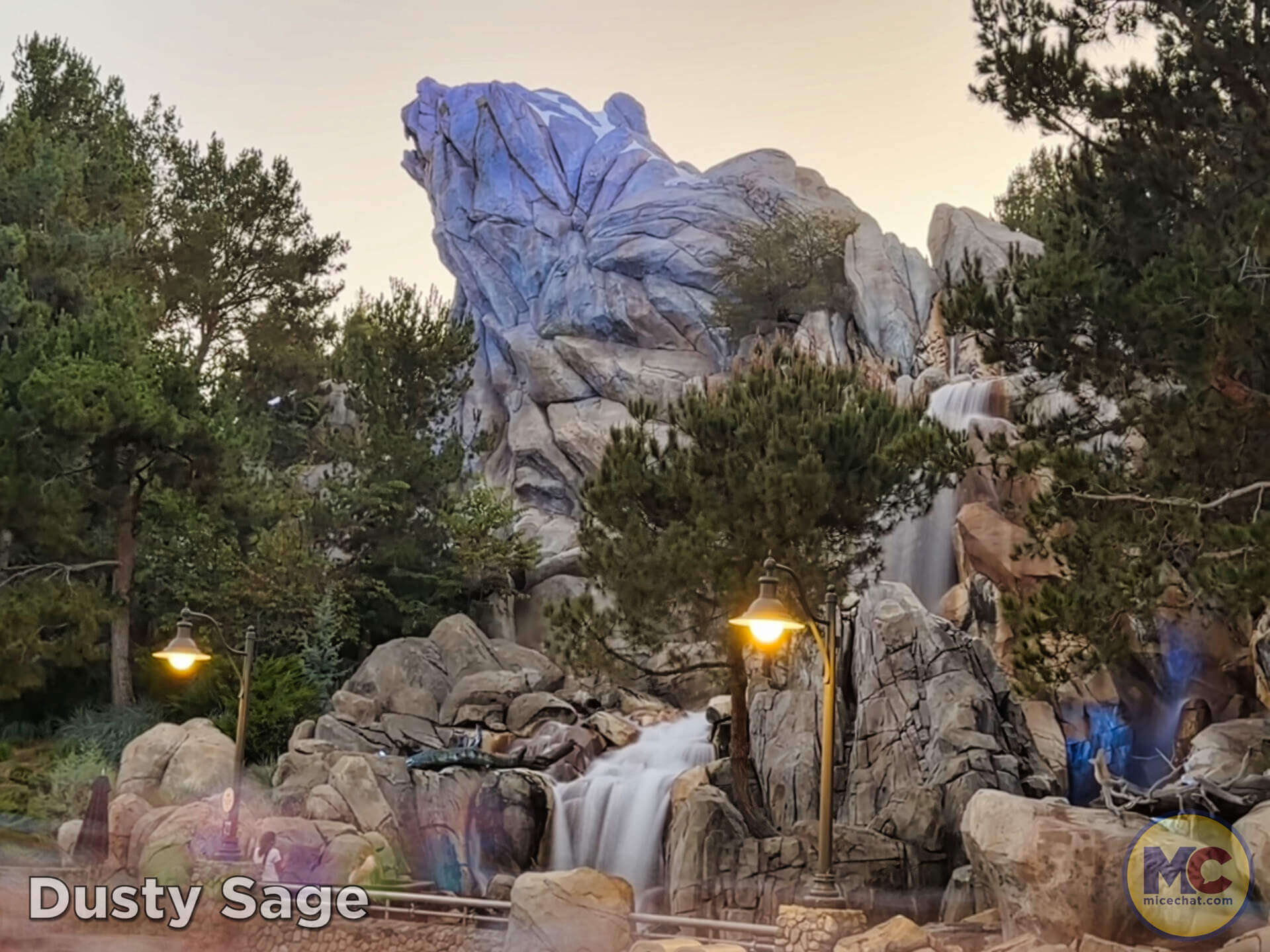 Grizzly Peak at night