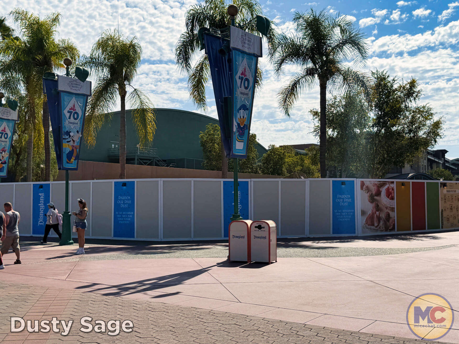 Porto's Bakery construction site at Downtown Disney