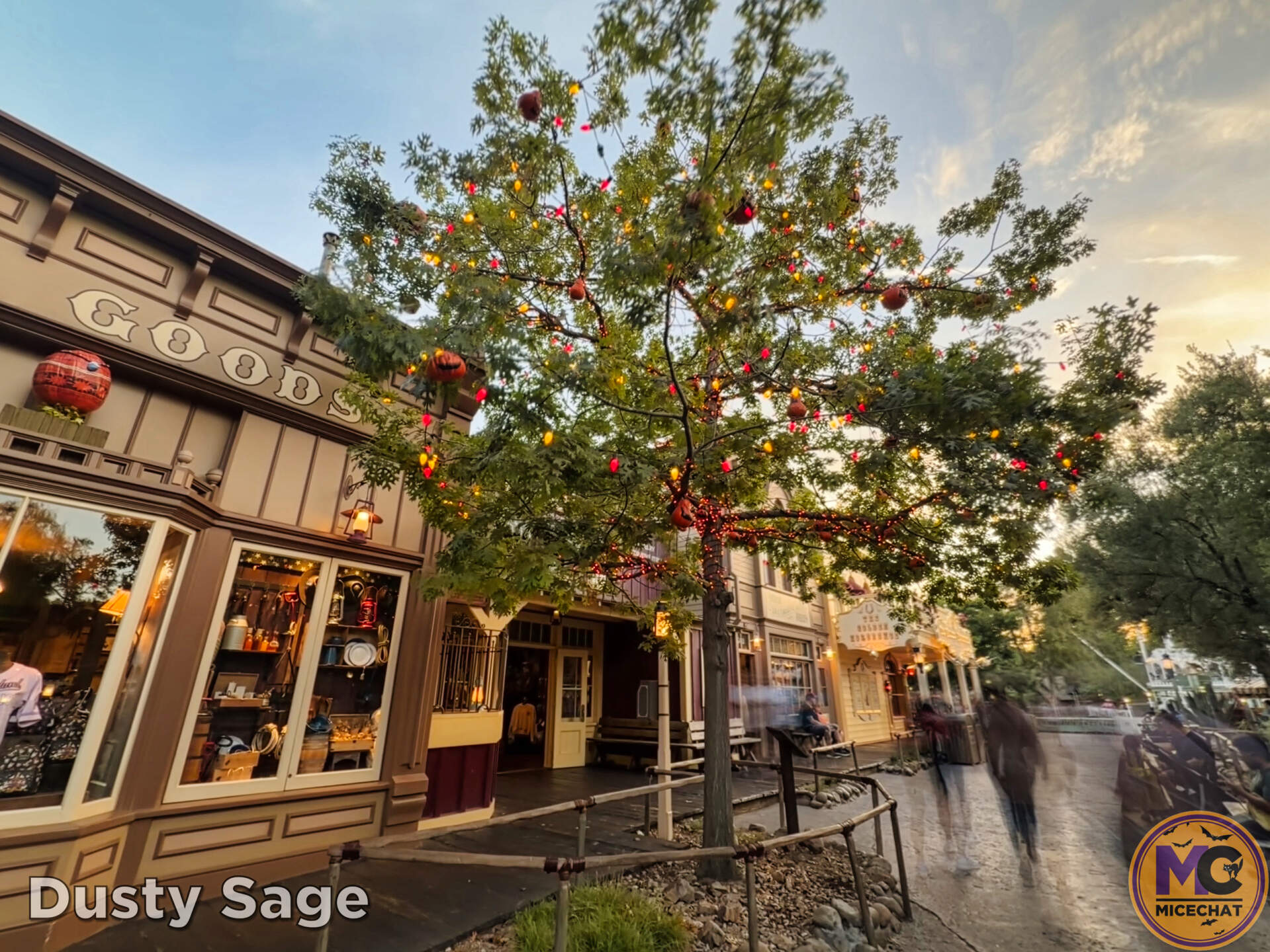 The Halloween Tree in Frontierland at Disneyland
