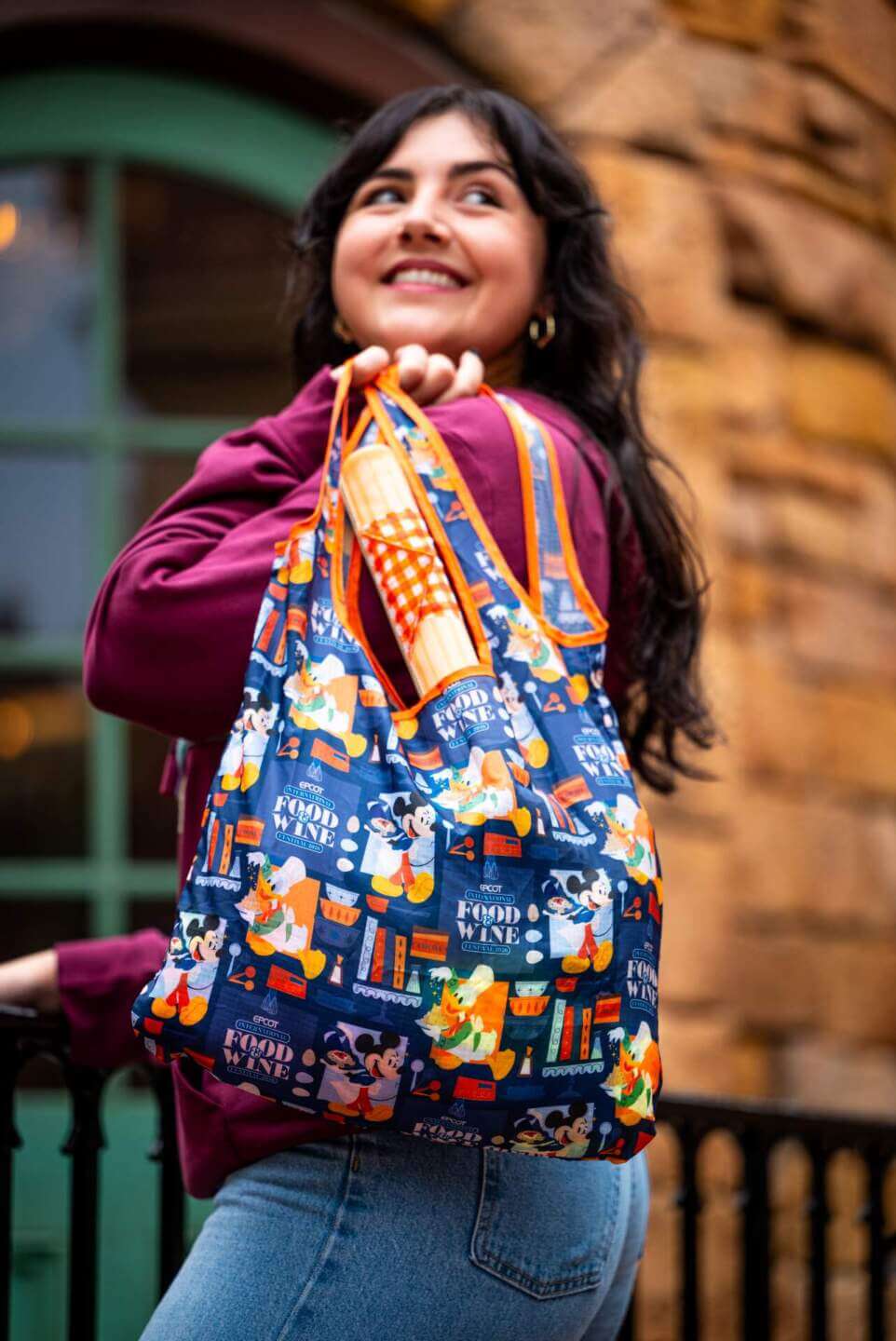 Churro-themed tote bag from the 2026 EPCOT Food and Wine Festival collection