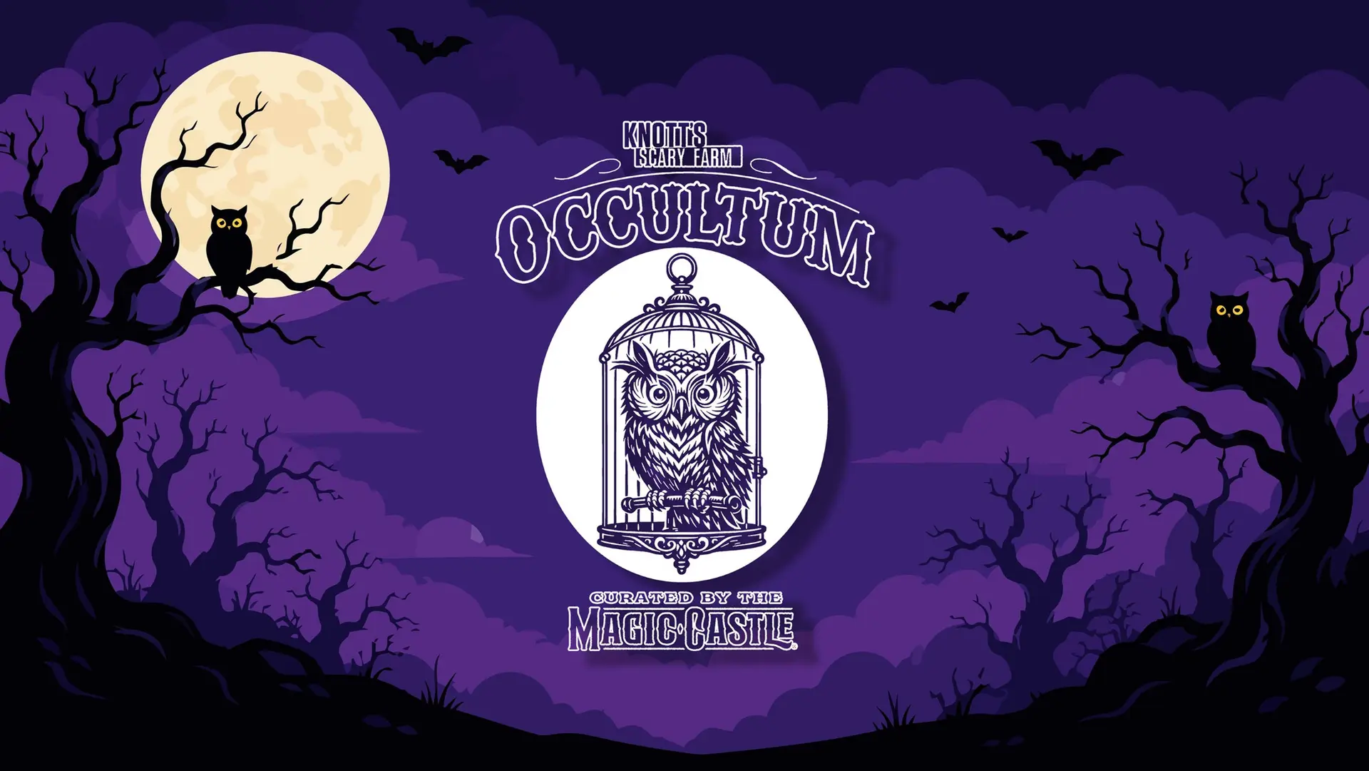 Occultum key art at Knott's Scary Farm 2026