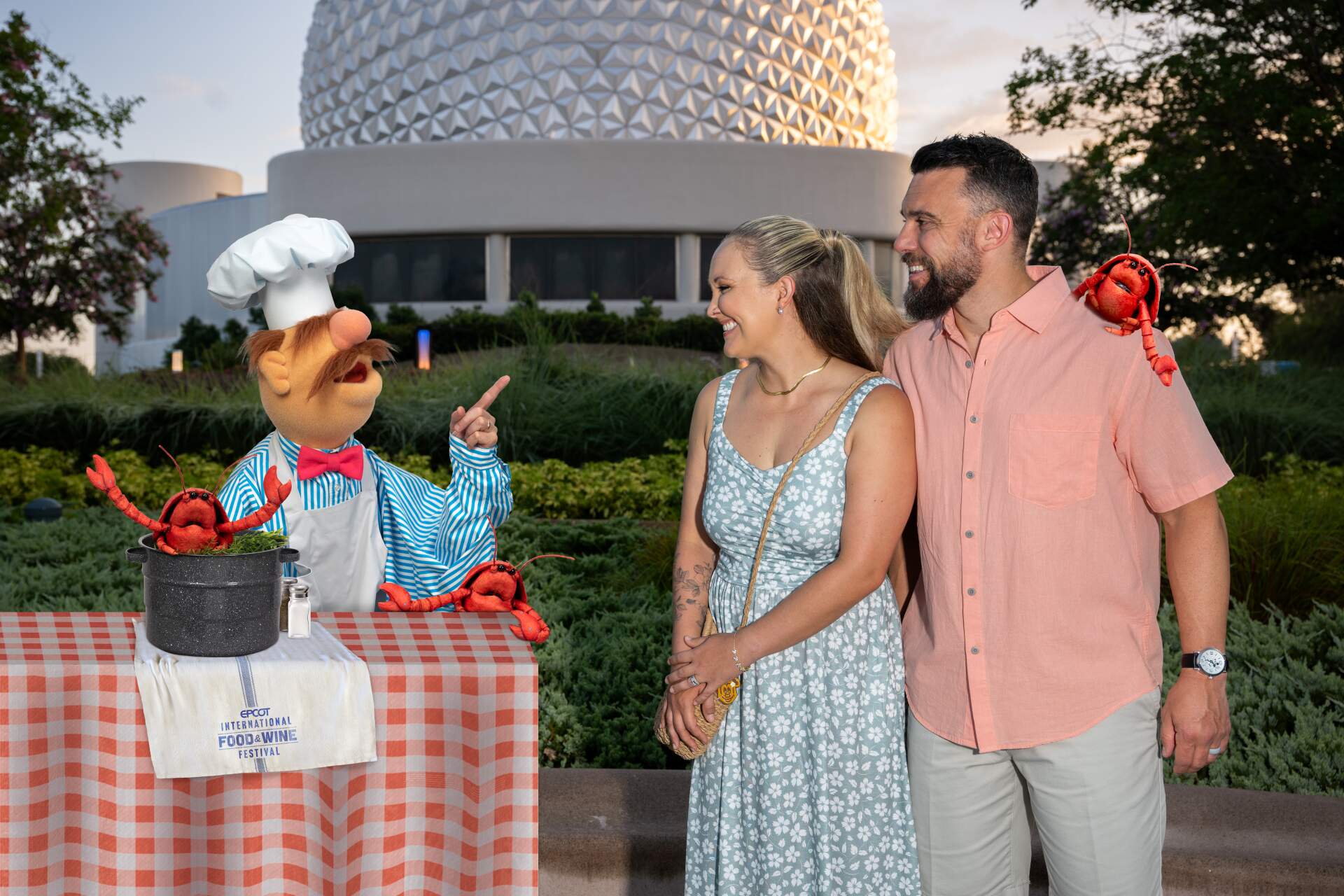 Swedish Chef PhotoPass Magic Shot at the EPCOT Food and Wine Festival