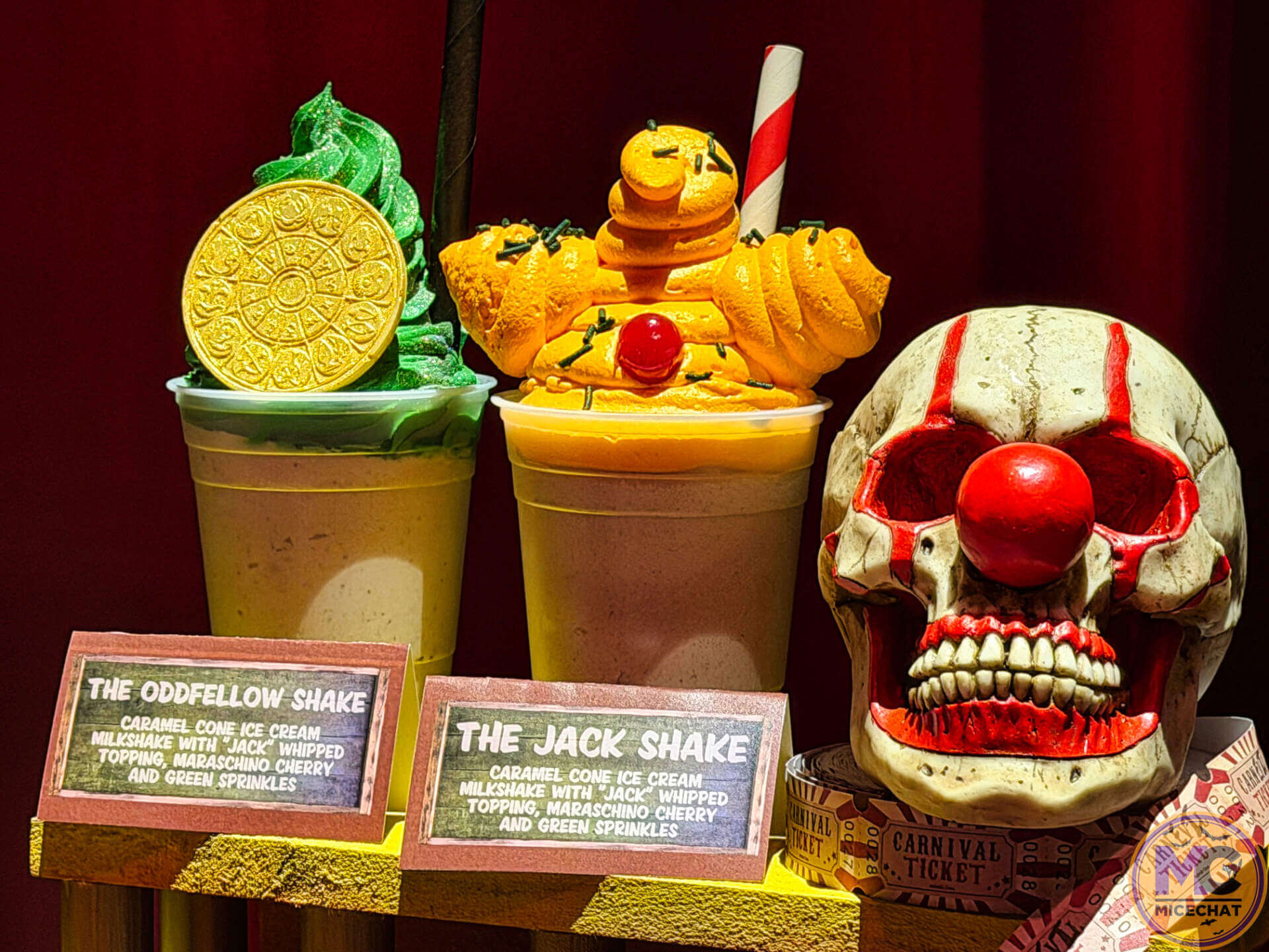 The Oddfellow Shake and the Jack Shake at Halloween Horror Nights 2026