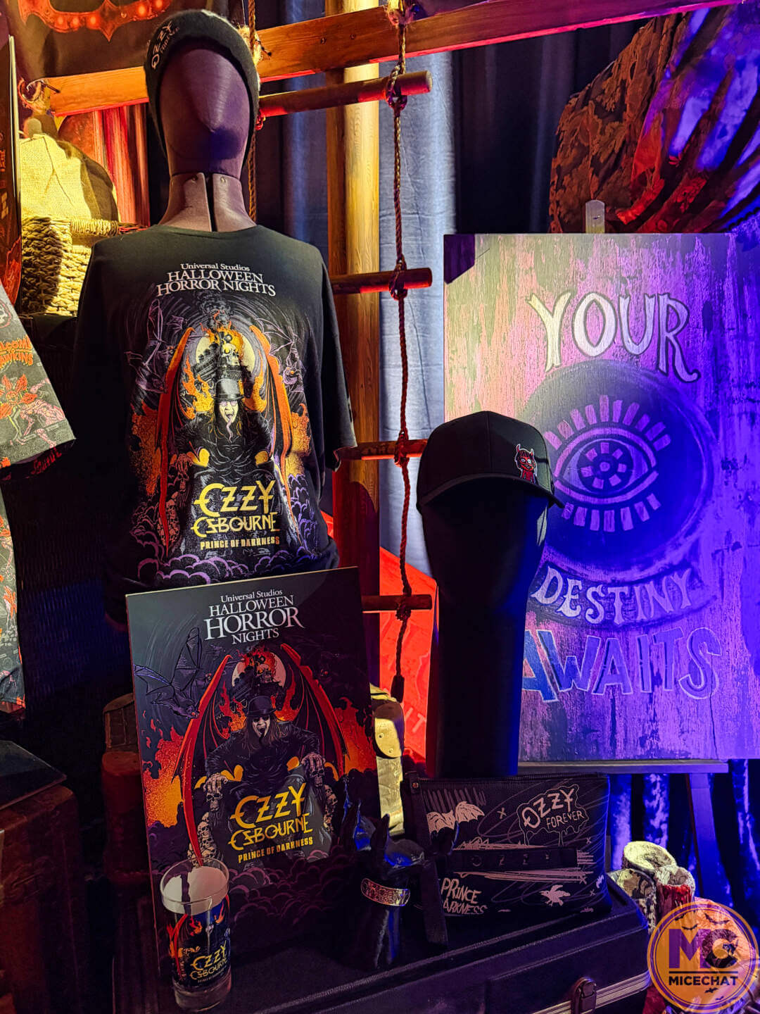Ozzy Osbourne Prince of Darkness merchandise at Halloween Horror Nights 2026