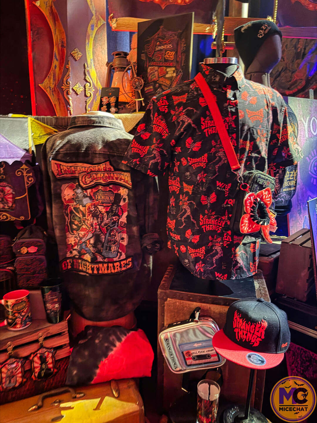 Stranger Things merchandise at Halloween Horror Nights 2026