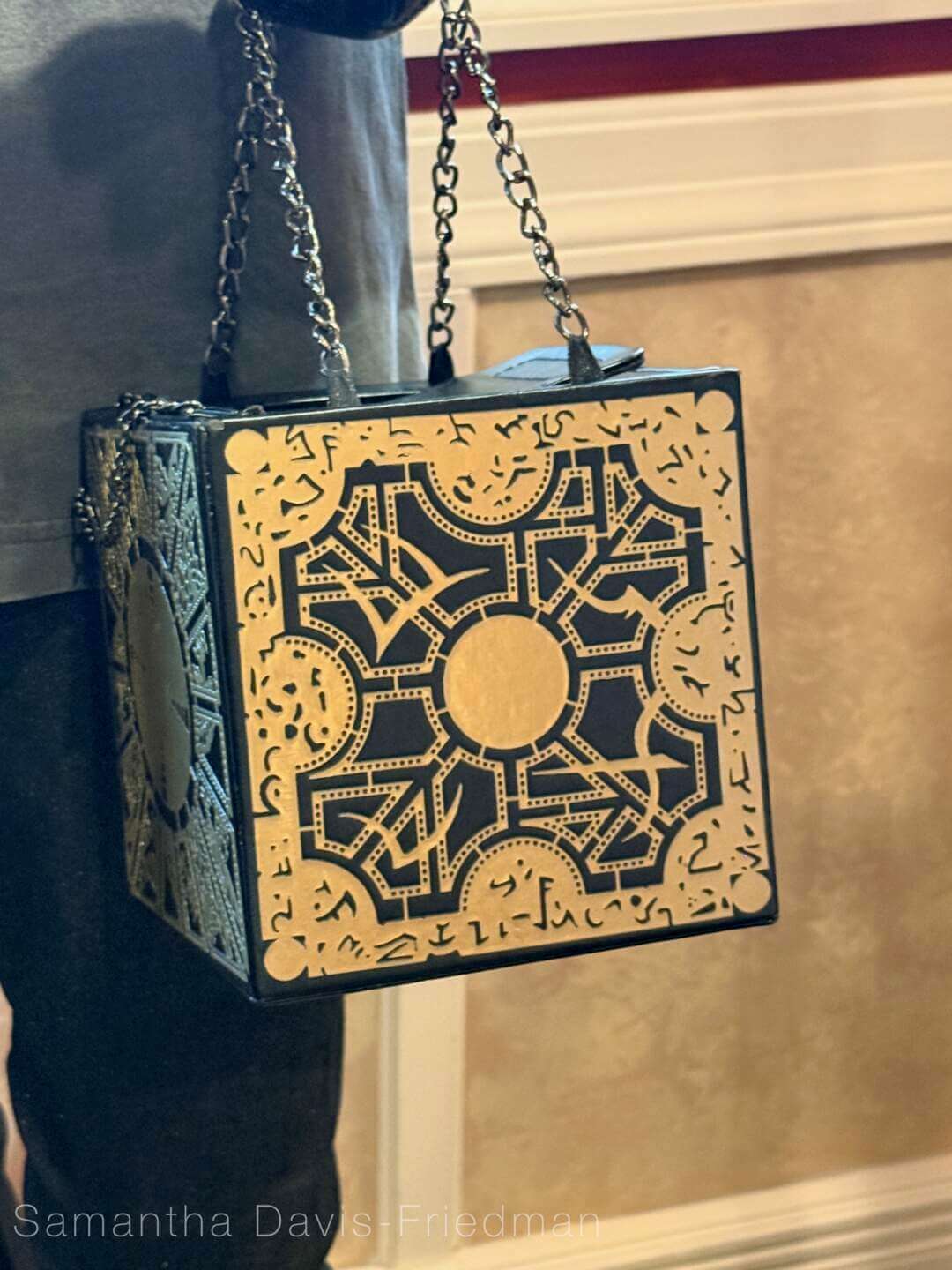 Hellraiser Lament Configuration purse from the Halloween Horror Nights 2026 merchandise collection