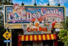 Yesterland: Original Corn Dog Castle on Route 66 at Paradise Pier