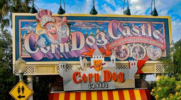 Yesterland: Original Corn Dog Castle on Route 66 at Paradise Pier Yesterland: Original Corn Dog Castle on Route 66 at Paradise Pier