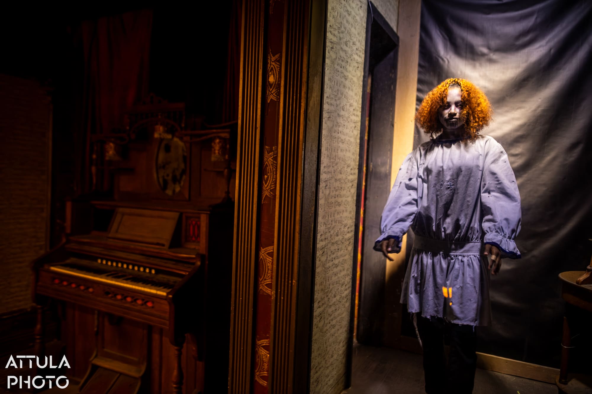 Ghoul in the haunted mansion rooms of Willoughby's: Resurrected, Fright Fest 2026