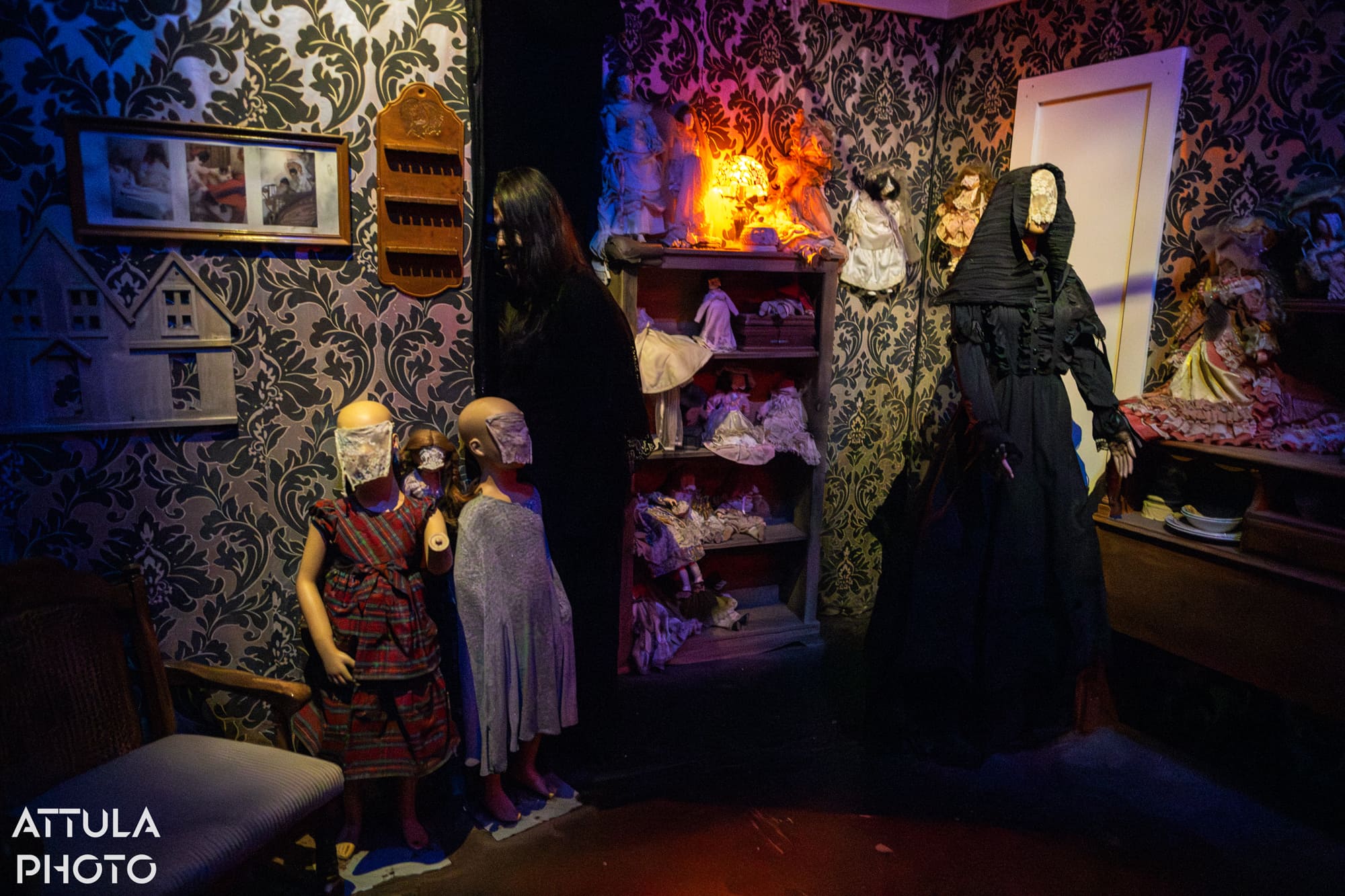 Scare actor in Vault: 666 Unlocked maze, Fright Fest 2026